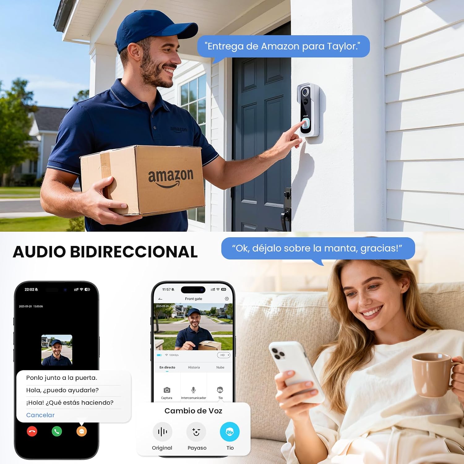 ieGeek Doorbell Camera 2K Wireless | No Subscription | IP66 - Image 8