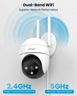 Alternative view of ieGeek ZS-GQ2 PTZ Security Camera 360° WiFi 2K Dual Band