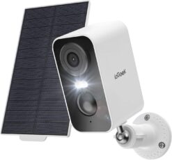 Solar Security Camera 2K WiFi | ieGeek Indoor & Outdoor