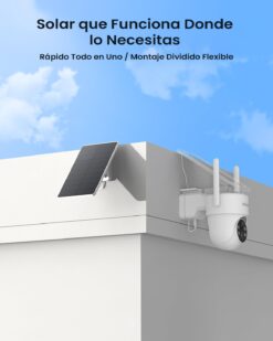 Alternative view of ieGeek 2K Solar Security Camera Outdoor Wireless 360° PTZ