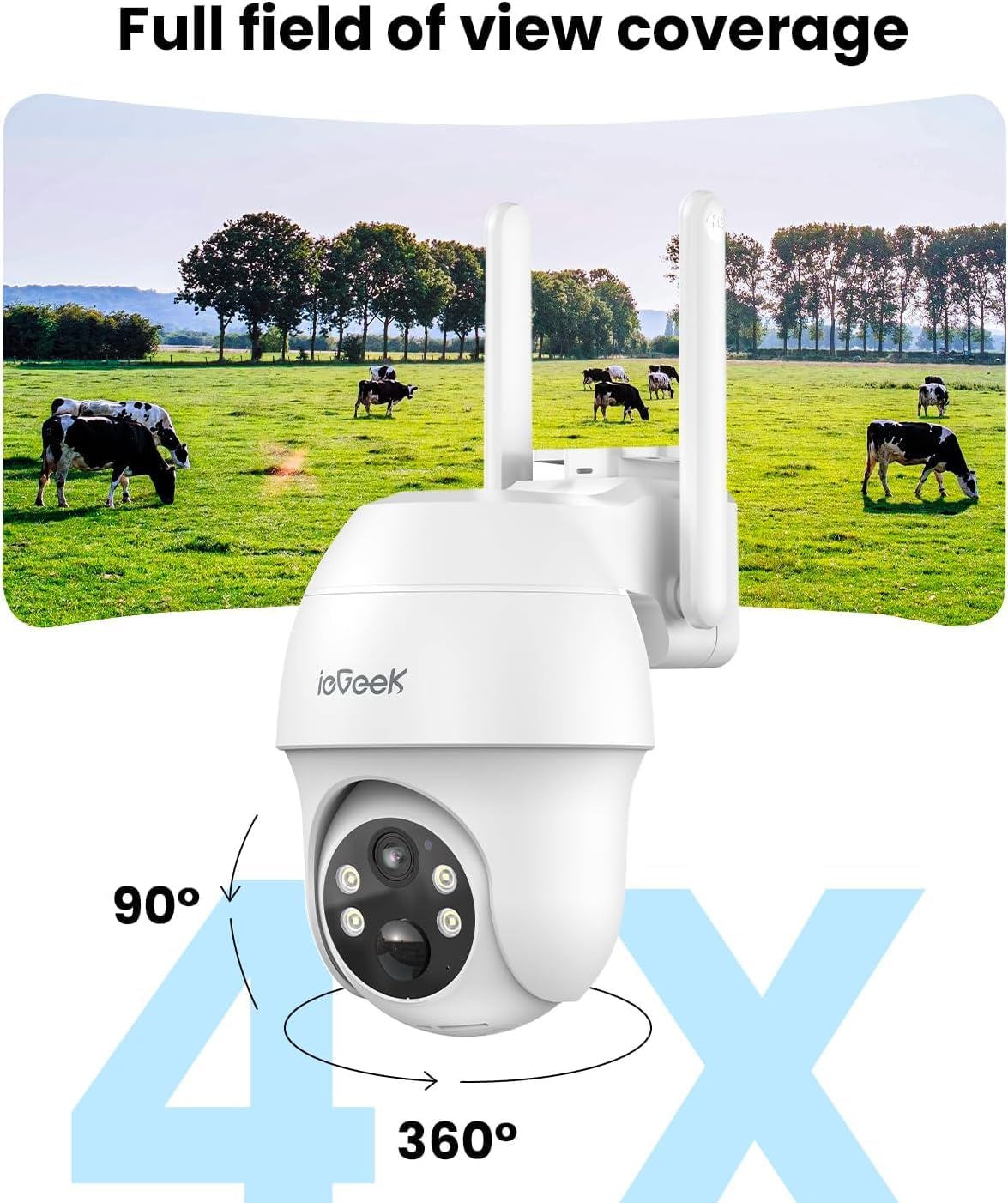 ieGeek S11 4G Solar Camera | No WiFi Needed, SIM Card Included - Image 6