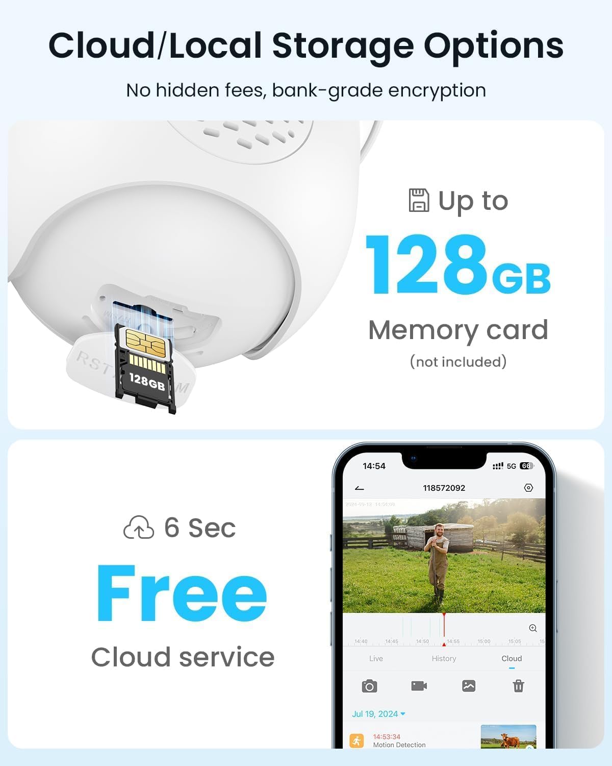 ieGeek S11 4G Solar Camera | No WiFi Needed, SIM Card Included - Image 4