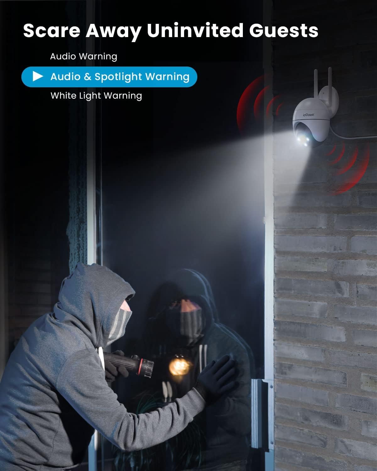 ieGeek ZS-GQ4 5MP PTZ 360° Security Camera Outdoor WiFi CCTV - Image 7