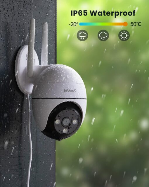 ieGeek ZS-GQ4 5MP PTZ 360° Security Camera Outdoor WiFi CCTV - iegeek