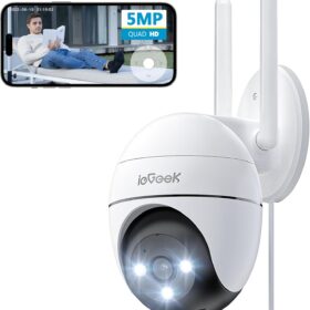 ieGeek ZS-GQ4 5MP PTZ 360° Security Camera Outdoor WiFi CCTV