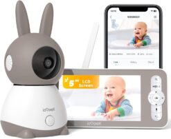 ieGeek Baby Monitor 2K with 5" Screen & 360° Tracking